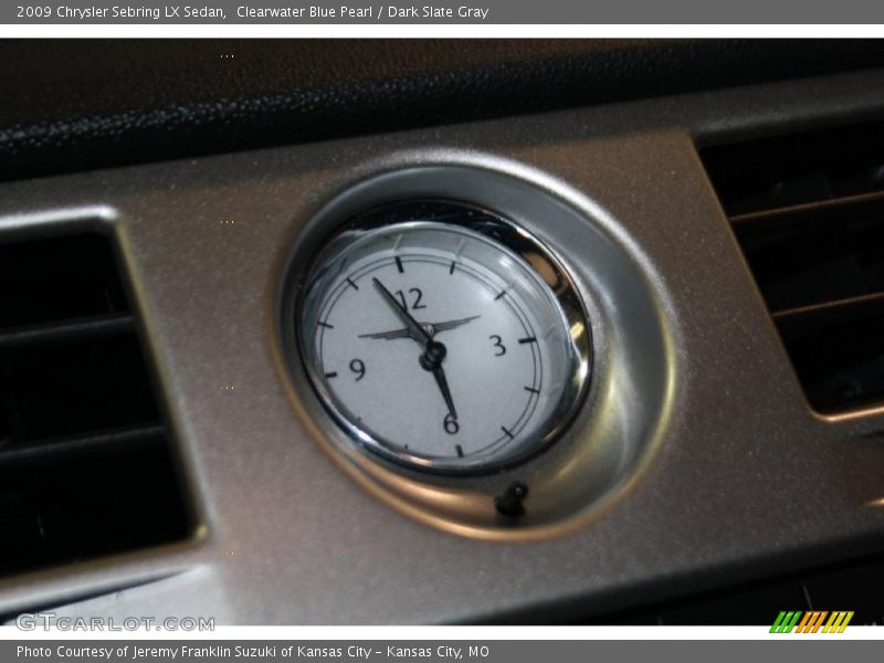 Clearwater Blue Pearl / Dark Slate Gray 2009 Chrysler Sebring LX Sedan