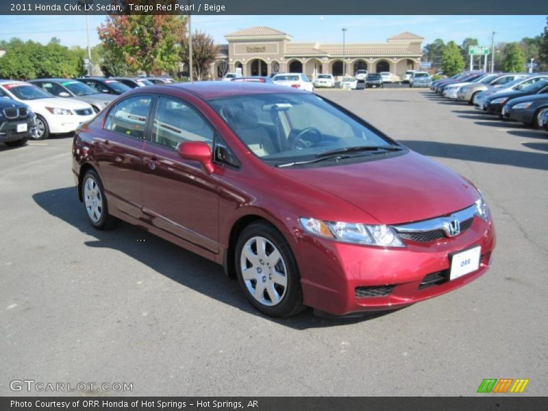  2011 Civic LX Sedan Tango Red Pearl