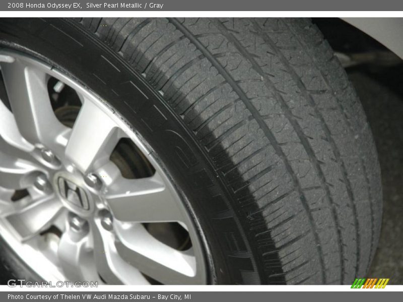 Silver Pearl Metallic / Gray 2008 Honda Odyssey EX