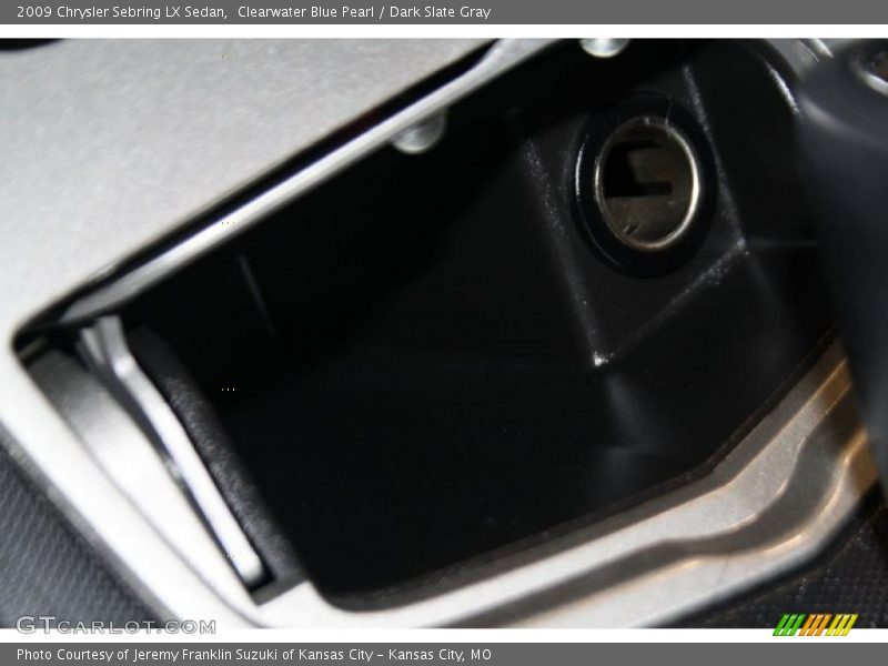 Clearwater Blue Pearl / Dark Slate Gray 2009 Chrysler Sebring LX Sedan