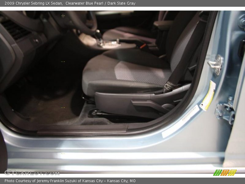 Clearwater Blue Pearl / Dark Slate Gray 2009 Chrysler Sebring LX Sedan