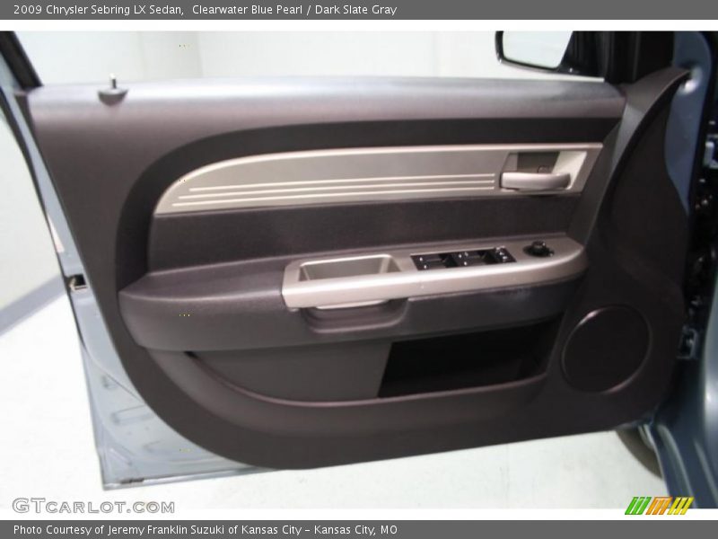 Clearwater Blue Pearl / Dark Slate Gray 2009 Chrysler Sebring LX Sedan