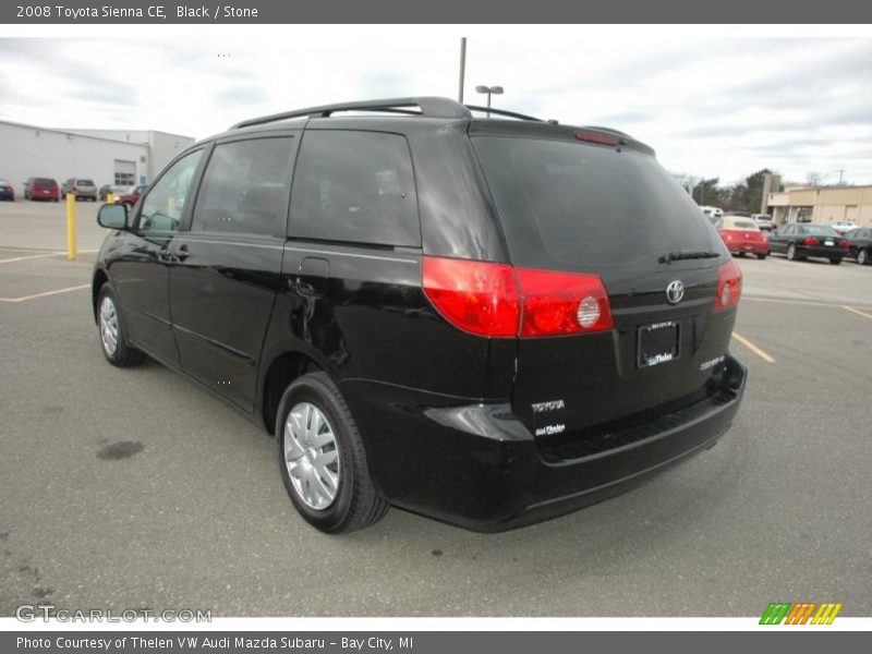 Black / Stone 2008 Toyota Sienna CE