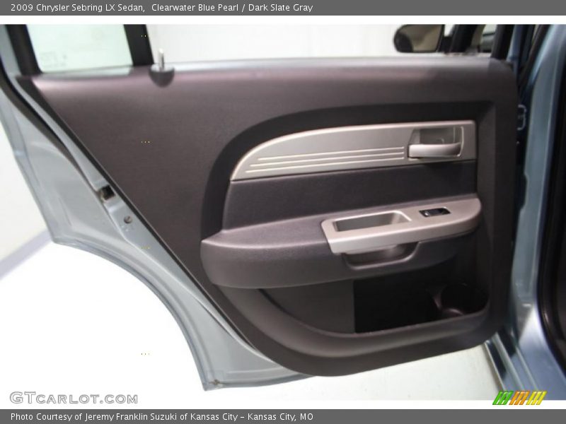 Clearwater Blue Pearl / Dark Slate Gray 2009 Chrysler Sebring LX Sedan