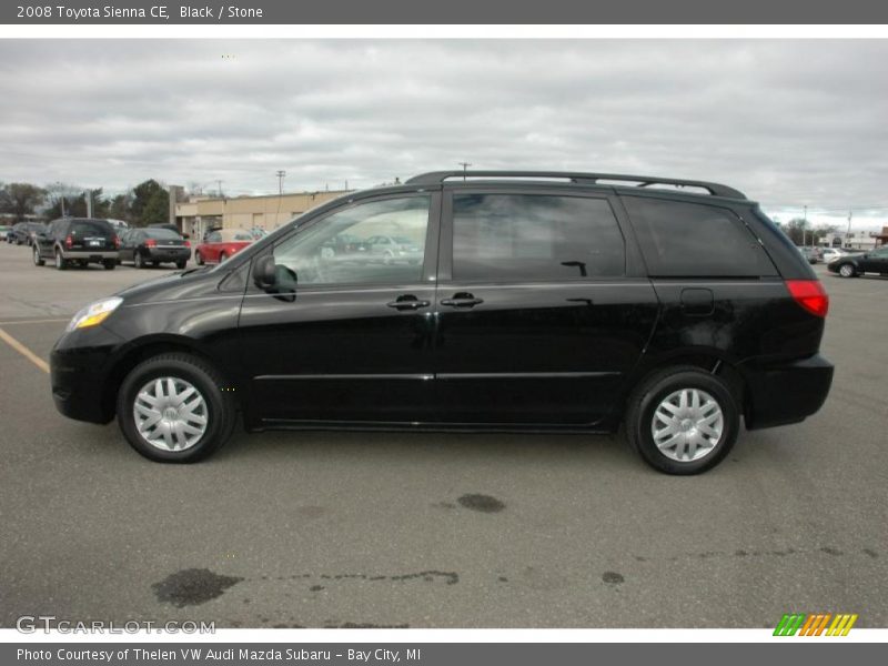 Black / Stone 2008 Toyota Sienna CE