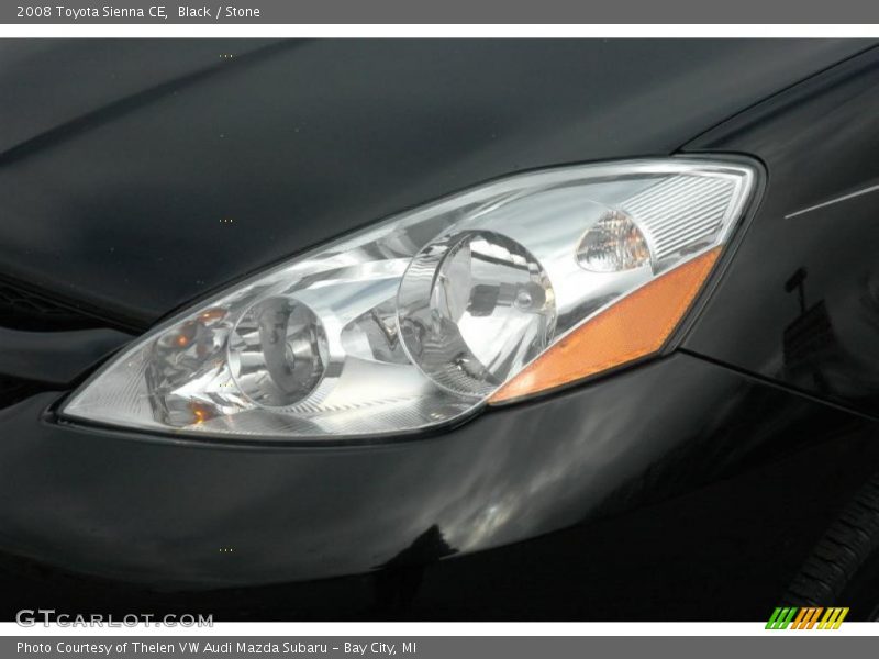 Black / Stone 2008 Toyota Sienna CE