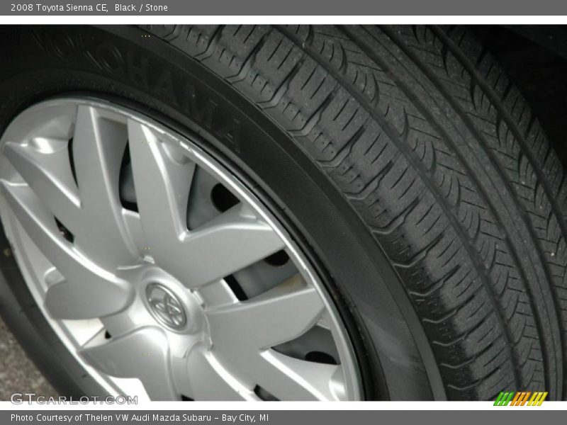 Black / Stone 2008 Toyota Sienna CE