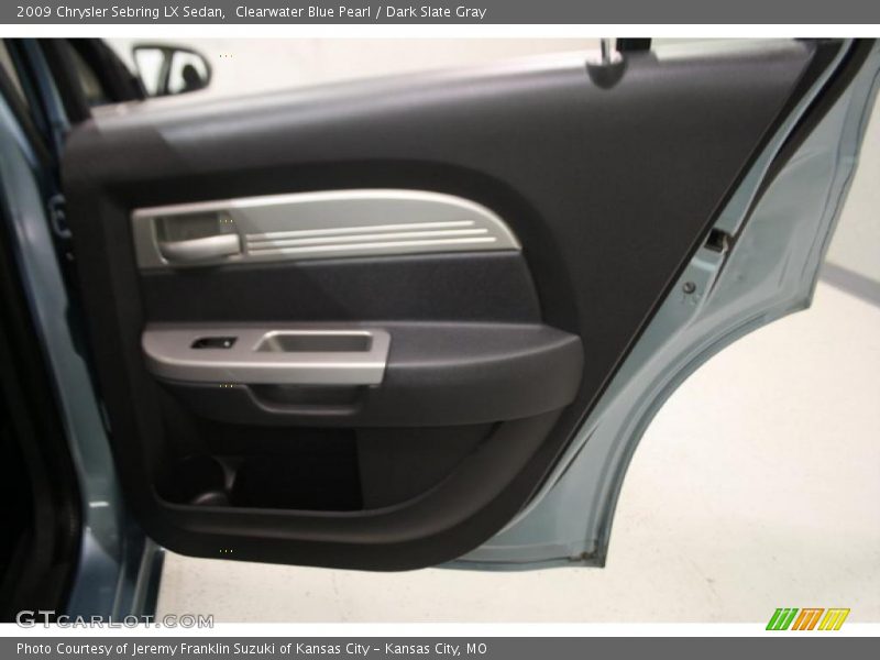 Clearwater Blue Pearl / Dark Slate Gray 2009 Chrysler Sebring LX Sedan