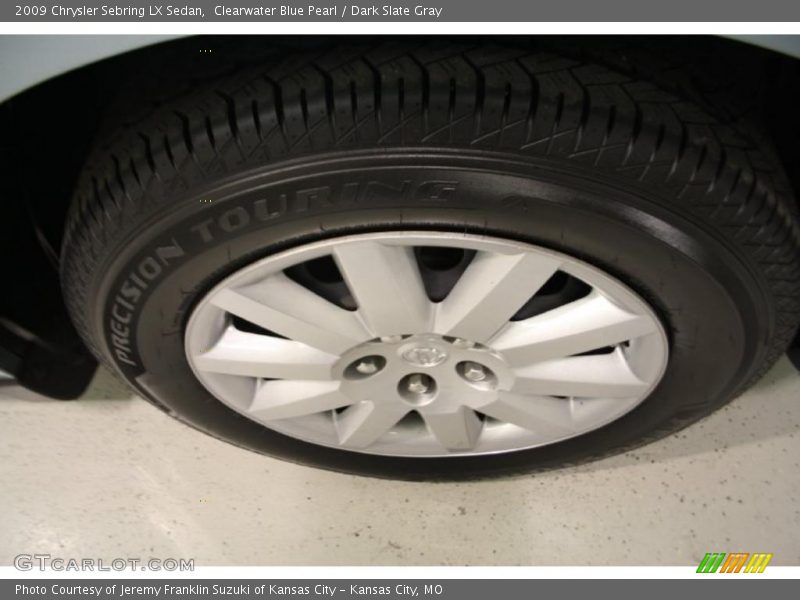 Clearwater Blue Pearl / Dark Slate Gray 2009 Chrysler Sebring LX Sedan