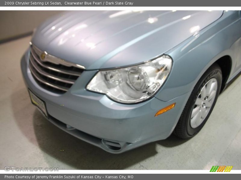 Clearwater Blue Pearl / Dark Slate Gray 2009 Chrysler Sebring LX Sedan