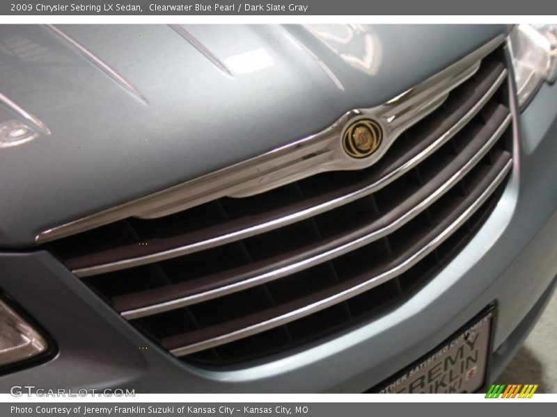 Clearwater Blue Pearl / Dark Slate Gray 2009 Chrysler Sebring LX Sedan