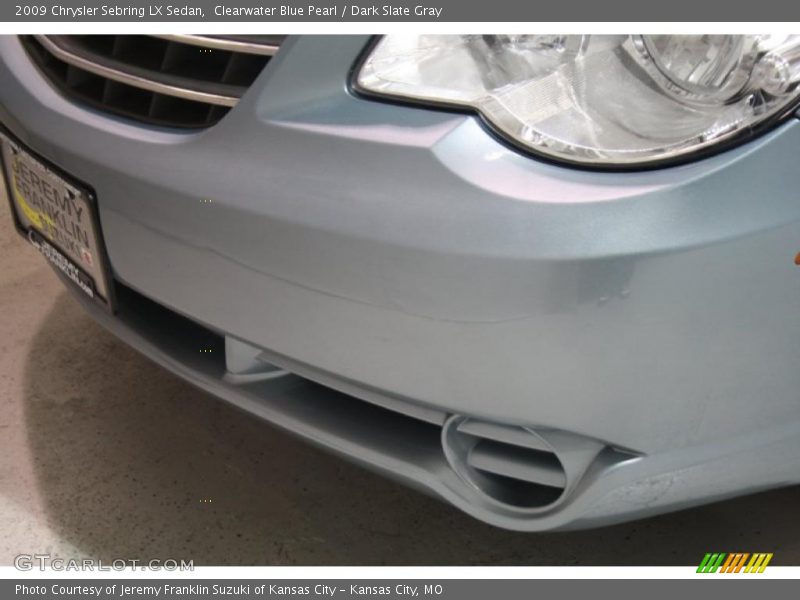 Clearwater Blue Pearl / Dark Slate Gray 2009 Chrysler Sebring LX Sedan