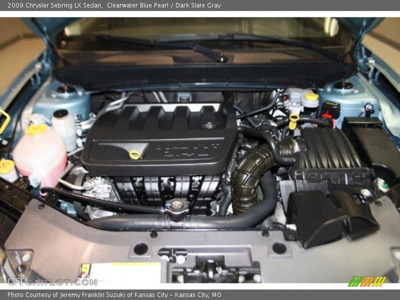Clearwater Blue Pearl / Dark Slate Gray 2009 Chrysler Sebring LX Sedan