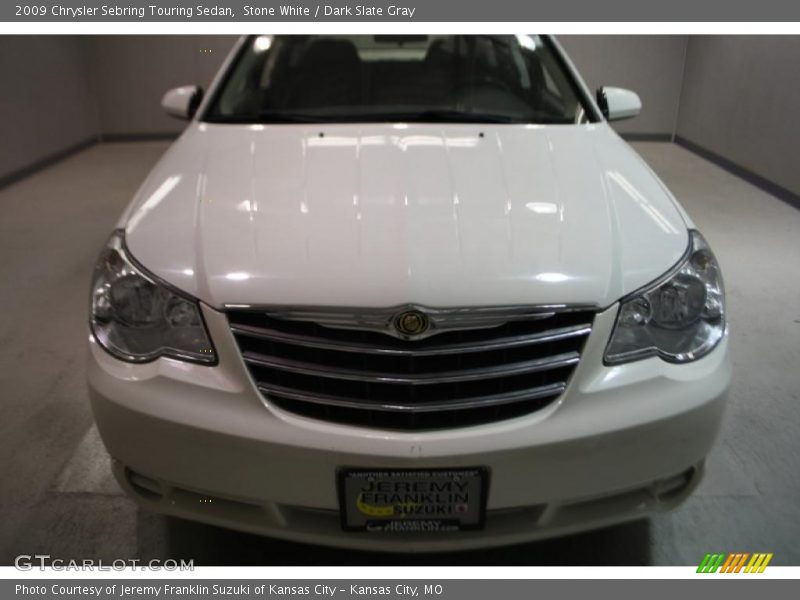Stone White / Dark Slate Gray 2009 Chrysler Sebring Touring Sedan