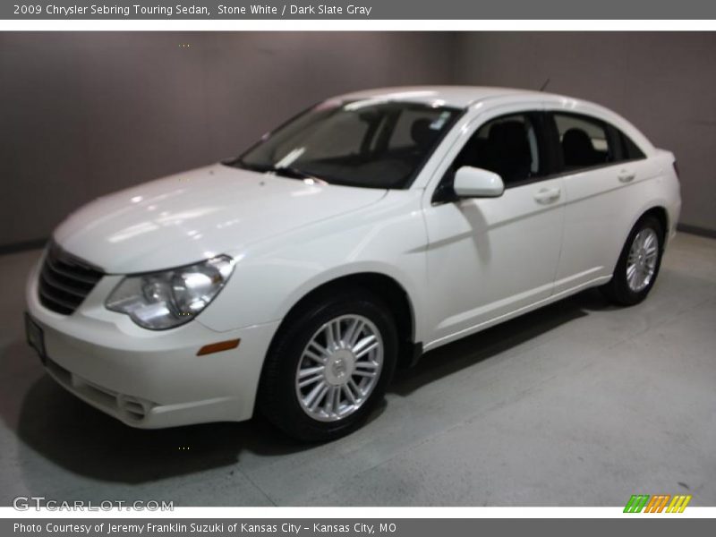 Stone White / Dark Slate Gray 2009 Chrysler Sebring Touring Sedan