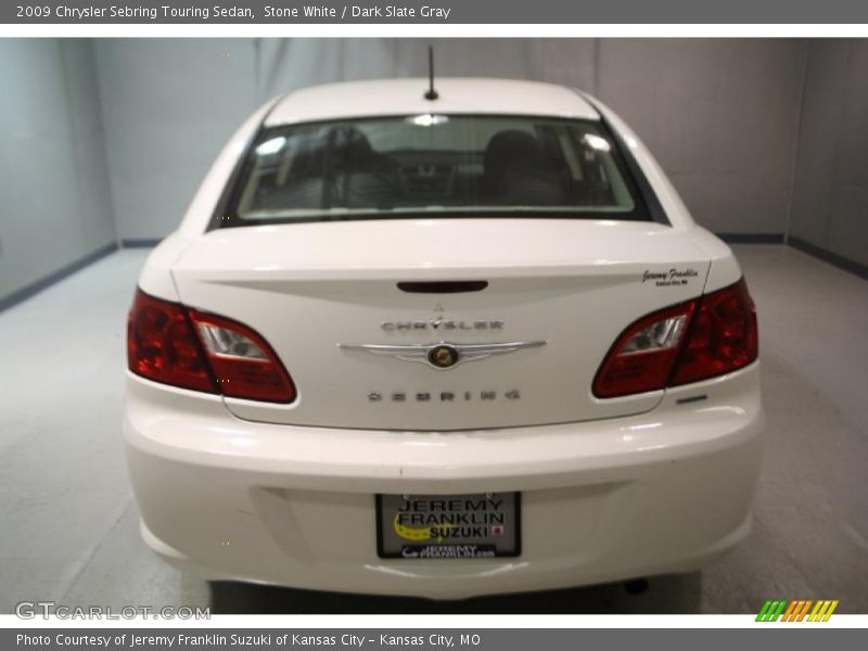 Stone White / Dark Slate Gray 2009 Chrysler Sebring Touring Sedan