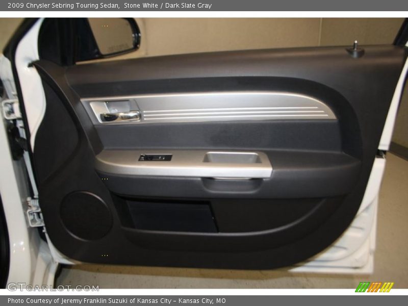Stone White / Dark Slate Gray 2009 Chrysler Sebring Touring Sedan