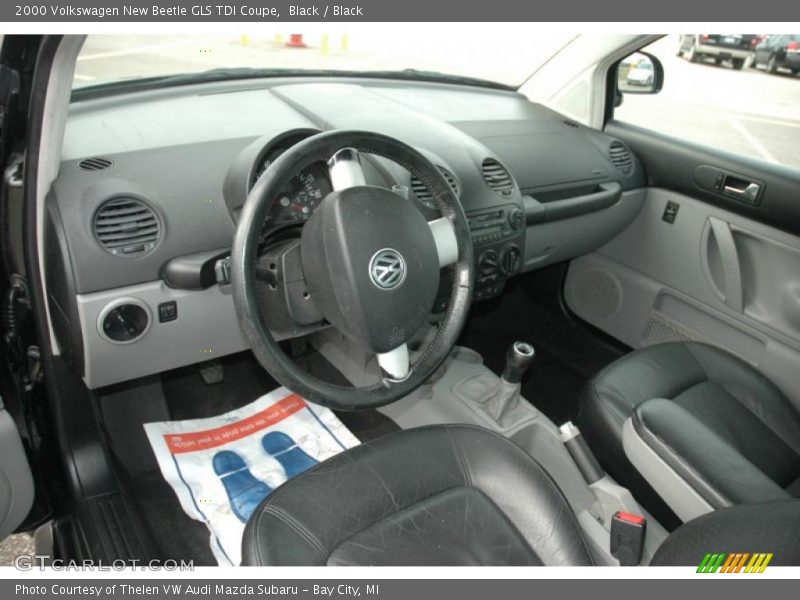  2000 New Beetle GLS TDI Coupe Black Interior