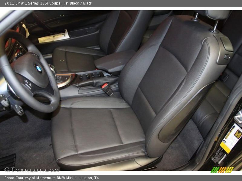 Jet Black / Black 2011 BMW 1 Series 135i Coupe