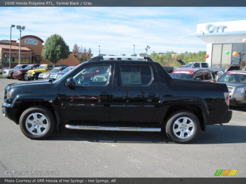 Formal Black / Gray 2008 Honda Ridgeline RTL
