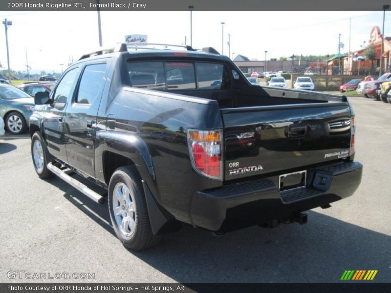 Formal Black / Gray 2008 Honda Ridgeline RTL