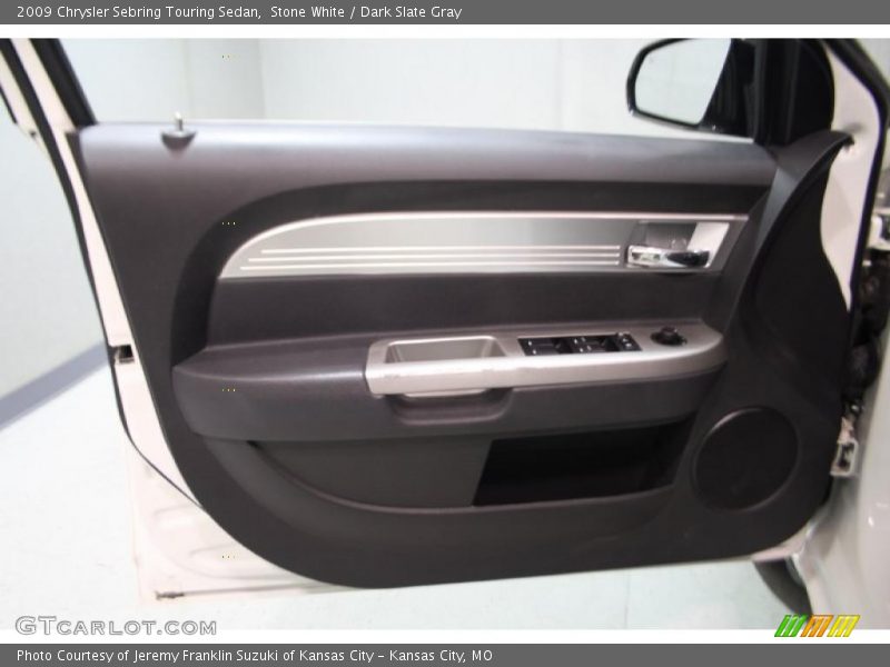 Stone White / Dark Slate Gray 2009 Chrysler Sebring Touring Sedan