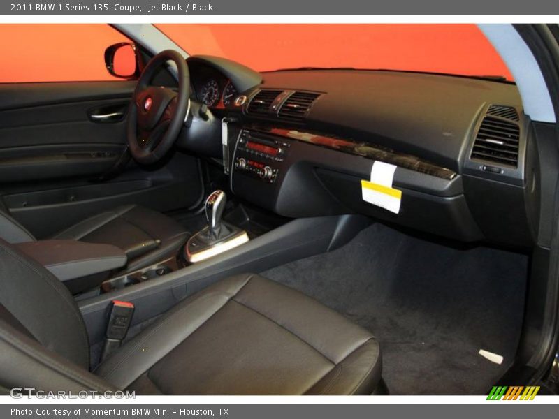 Jet Black / Black 2011 BMW 1 Series 135i Coupe