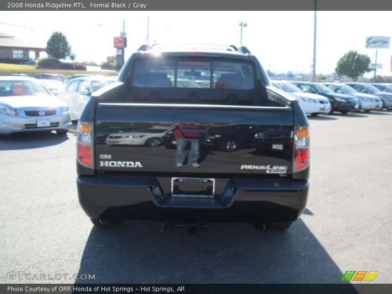 Formal Black / Gray 2008 Honda Ridgeline RTL