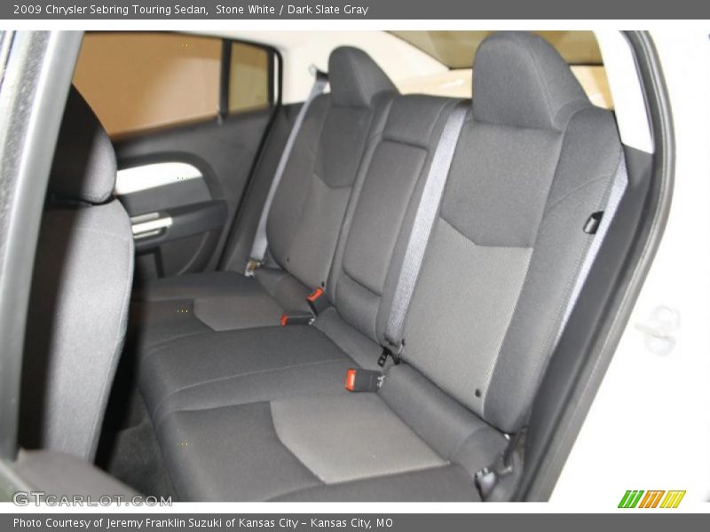 Stone White / Dark Slate Gray 2009 Chrysler Sebring Touring Sedan