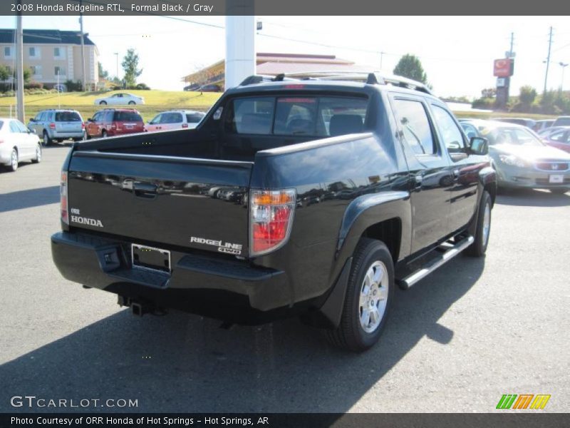 Formal Black / Gray 2008 Honda Ridgeline RTL