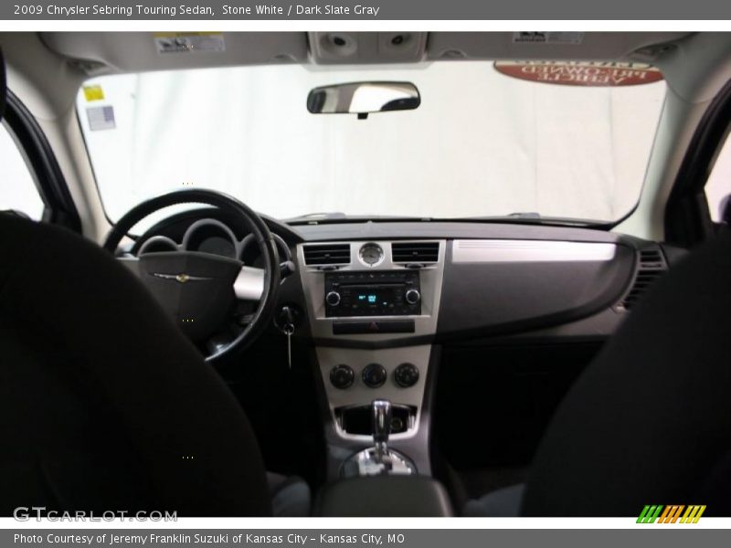 Stone White / Dark Slate Gray 2009 Chrysler Sebring Touring Sedan