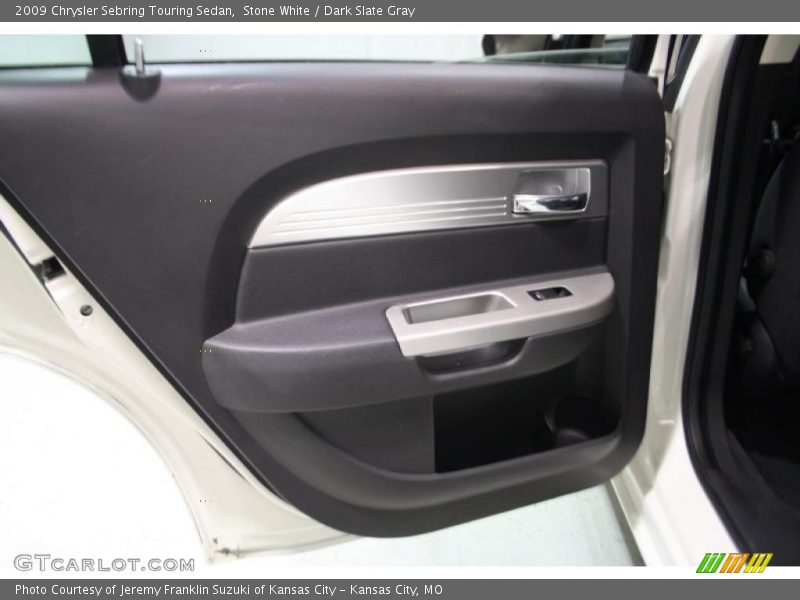 Stone White / Dark Slate Gray 2009 Chrysler Sebring Touring Sedan