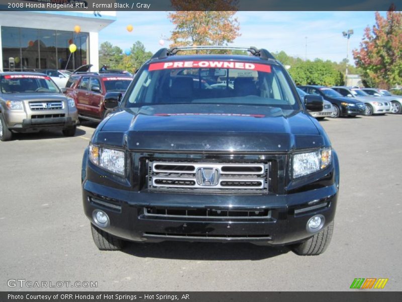 Formal Black / Gray 2008 Honda Ridgeline RTL