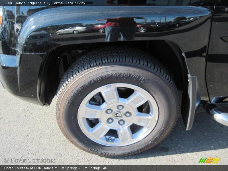 Formal Black / Gray 2008 Honda Ridgeline RTL
