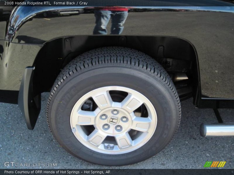 Formal Black / Gray 2008 Honda Ridgeline RTL