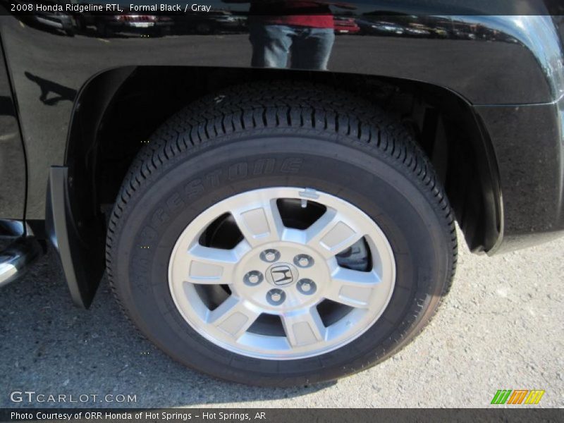 Formal Black / Gray 2008 Honda Ridgeline RTL