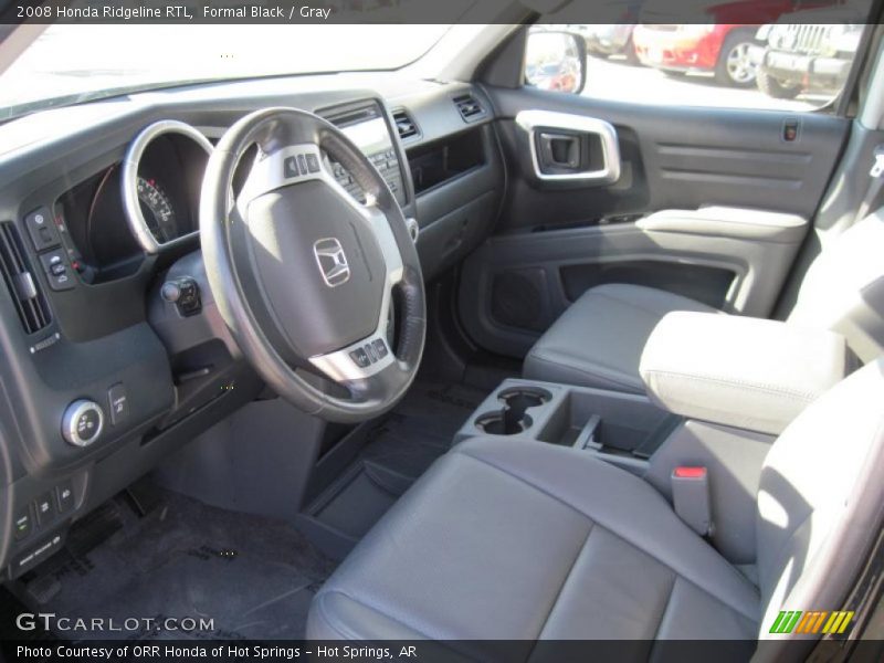 Formal Black / Gray 2008 Honda Ridgeline RTL