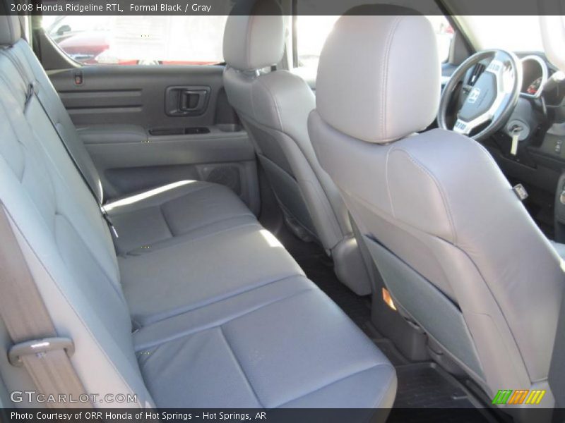 Formal Black / Gray 2008 Honda Ridgeline RTL