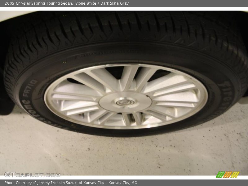 Stone White / Dark Slate Gray 2009 Chrysler Sebring Touring Sedan