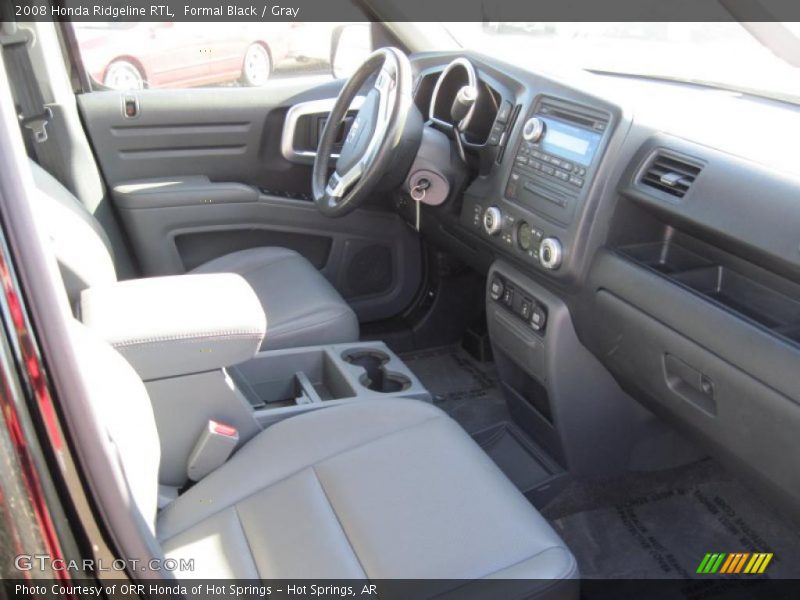 Formal Black / Gray 2008 Honda Ridgeline RTL