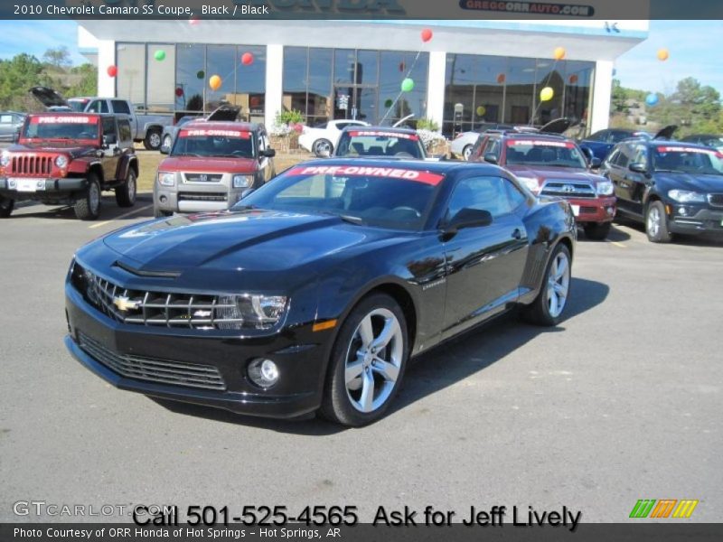 Black / Black 2010 Chevrolet Camaro SS Coupe