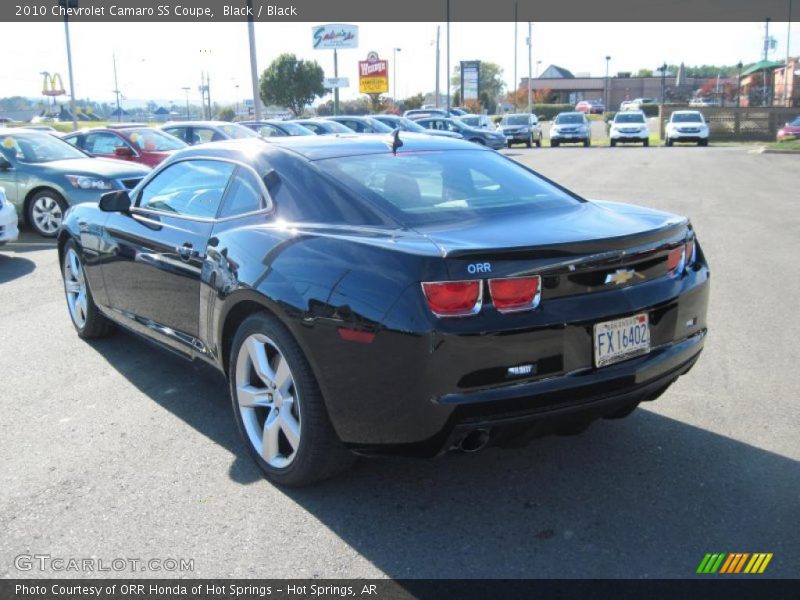 Black / Black 2010 Chevrolet Camaro SS Coupe
