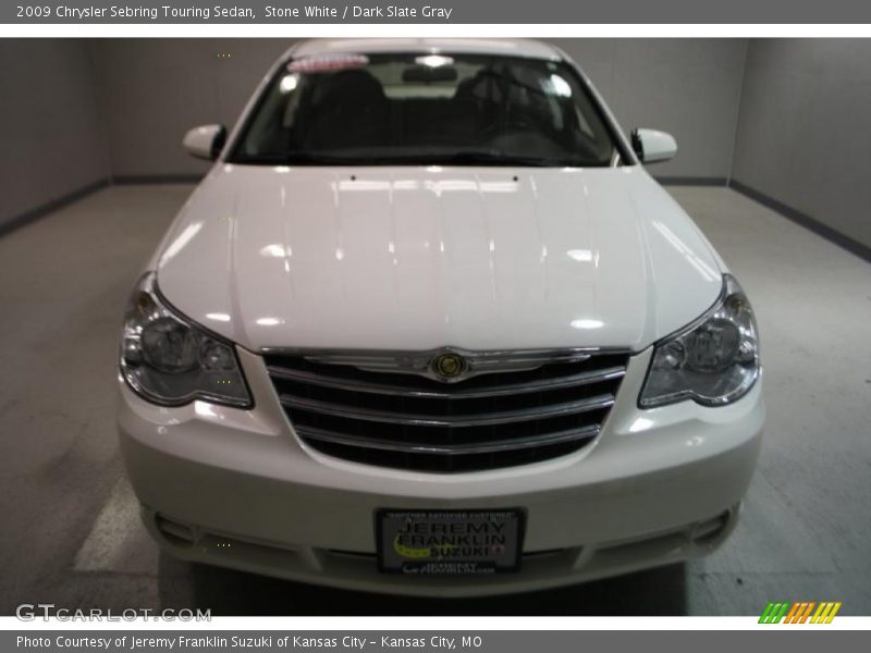 Stone White / Dark Slate Gray 2009 Chrysler Sebring Touring Sedan