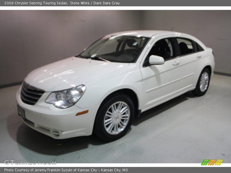 Stone White / Dark Slate Gray 2009 Chrysler Sebring Touring Sedan