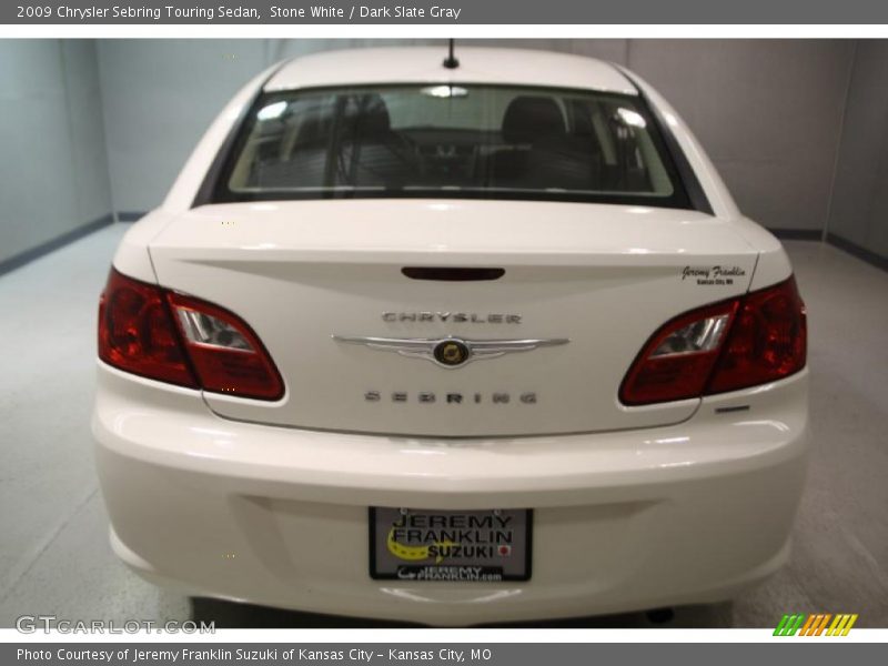 Stone White / Dark Slate Gray 2009 Chrysler Sebring Touring Sedan