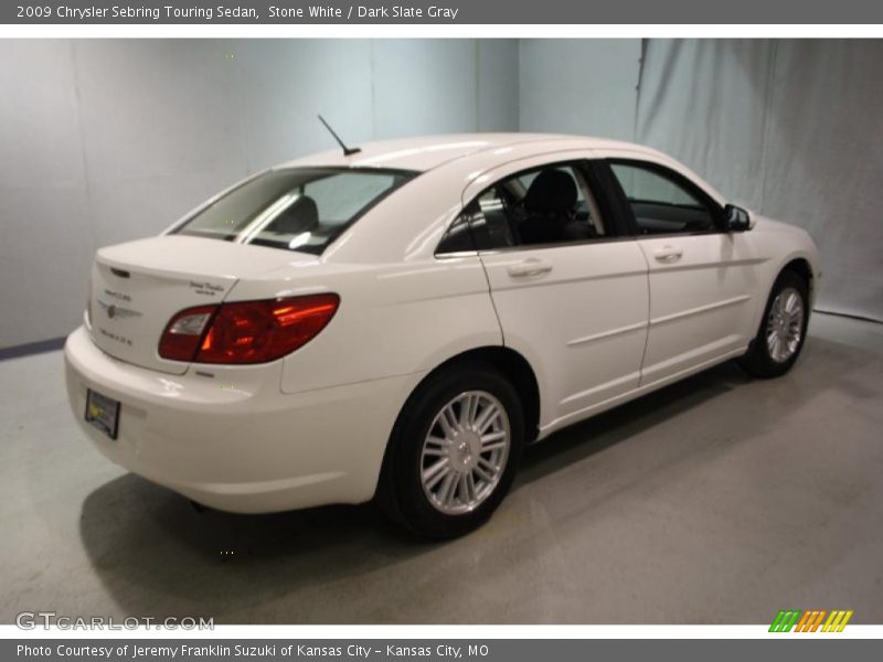 Stone White / Dark Slate Gray 2009 Chrysler Sebring Touring Sedan