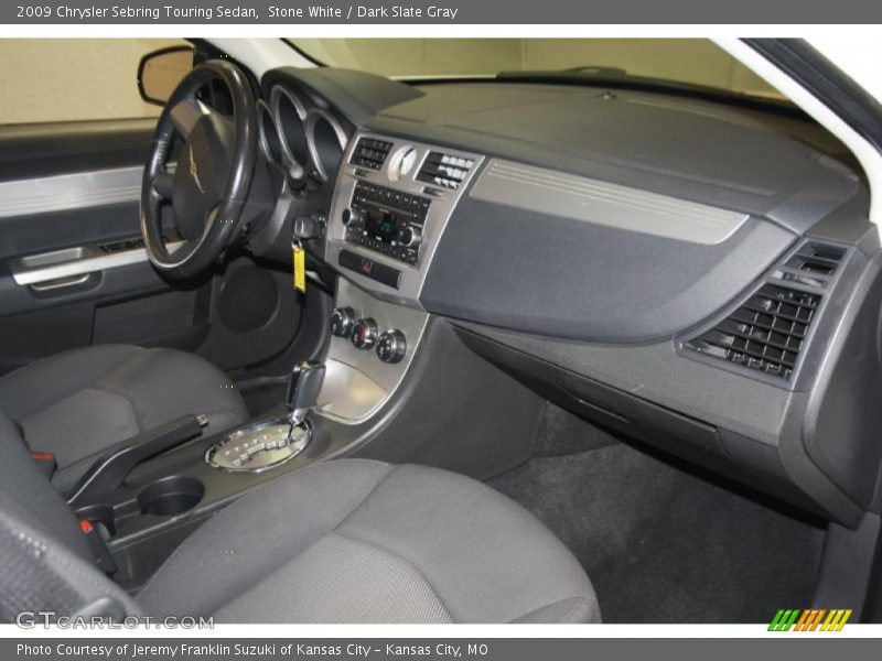 Stone White / Dark Slate Gray 2009 Chrysler Sebring Touring Sedan