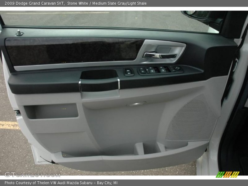 Stone White / Medium Slate Gray/Light Shale 2009 Dodge Grand Caravan SXT