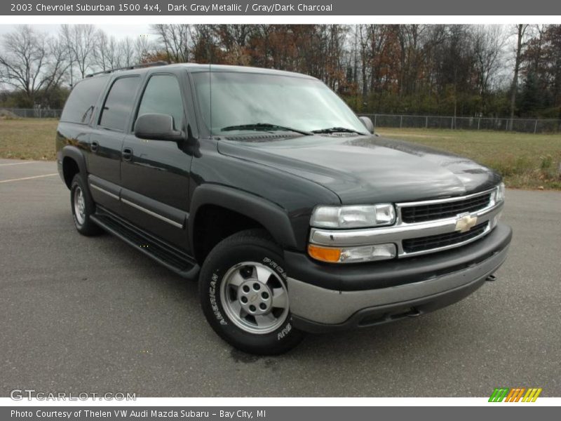 Dark Gray Metallic / Gray/Dark Charcoal 2003 Chevrolet Suburban 1500 4x4