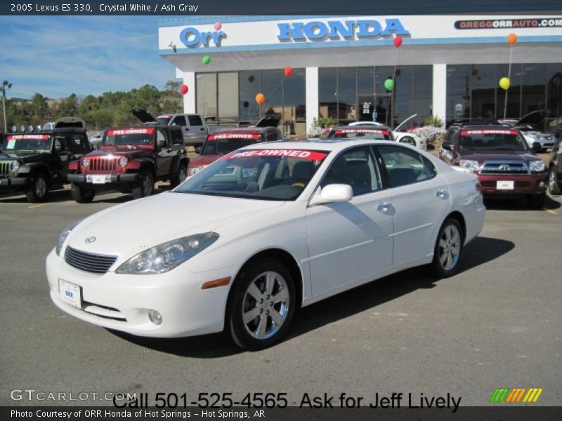 Crystal White / Ash Gray 2005 Lexus ES 330